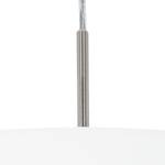 Pendelleuchte Pasteri III Mischgewebe / Stahl - 1-flammig - Weiß - Breite: 53 cm