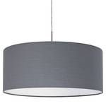 Hanglamp Pasteri III textielmix / staal - 1 lichtbron - Grijs - Breedte: 53 cm