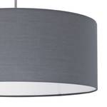 Hanglamp Pasteri III textielmix / staal - 1 lichtbron - Grijs - Breedte: 53 cm