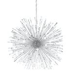 LED-hanglamp Vivaldo kristalglas / staal - Breedte: 98 cm
