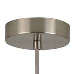 Hanglamp Saganto II kunststof / staal - 1 lichtbron - Zilver