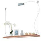 LED-hanglamp Monroy hout / staal - 1 lichtbron