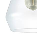 Hanglamp Brixham glas / staal - 1 lichtbron