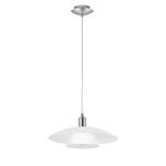 Hanglamp Brenda II glas / staal - 1 lichtbron