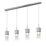 Hanglamp Diamond kristalglas / staal - 4 lichtbronnen