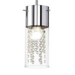 Suspension Diamond Verre cristallin / Acier - 4 ampoules