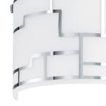 Wandlamp Bayman glas / staal - 1 lichtbron