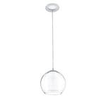 Hanglamp Bolsano I glas / staal - 1 lichtbron
