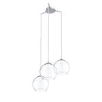 Hanglamp Bolsano II glas / staal - 3 lichtbronnen
