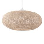 Hanglamp Campilo textielmix / kunststof - 1 lichtbron - Beige