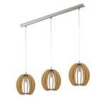 Hanglamp Cossano I staal - 3 lichtbronnen - Camelkleurig