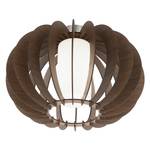 Plafondlamp Stellato glas / hout - 1 lichtbron - Bruin