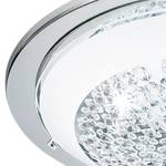 LED-plafondlamp Acolla I kristalglas / staal - 1 lichtbron