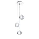 LED-hanglamp Conessa III kunststof / staal - 3 lichtbronnen