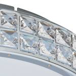 LED-plafondlamp Cardillio II kristalglas / staal - 1 lichtbron
