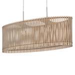 Hanglamp Sendero III hout / staal - 2 lichtbronnen - Beige