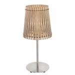 Lampe Sendero Bois / Acier - 1 ampoule - Beige