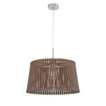 Hanglamp Sendero II hout / staal - 1 lichtbron - Bruin