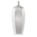 LED-hanglamp Farsala III glas / staal - 5 lichtbronnen