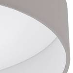 LED-plafondlamp Palomaro textielmix / kunststof - 1 lichtbron - Beige