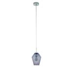 Hanglamp Murmillo I glas / staal - 1 lichtbron