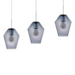 Hanglamp Murmillo II glas / staal - 3 lichtbronnen