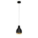 Suspension Cocno Acier - 1 ampoule - Noir / Cuivre