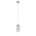 Suspension Estevau I Verre / Acier - 1 ampoule