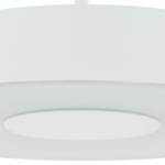 LED-hanglamp Carmazana glas / staal - 1 lichtbron