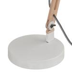 Lampe Torona Acier / Bois - 1 ampoule - Blanc