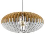 Hanglamp Sotos hout / staal - 1 lichtbron - Breedte: 70 cm