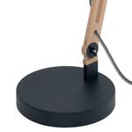 Lampe Torona Acier / Bois - 1 ampoule - Noir