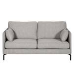 Sofa Canelas (2-Sitzer) Webstoff - Platin