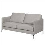 Sofa Canelas (2-Sitzer) Webstoff - Platin