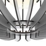 Plafondlamp Olmero hout / staal - 1 lichtbron