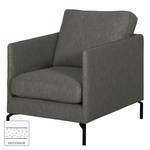 Fauteuil Canelas geweven stof - Antraciet