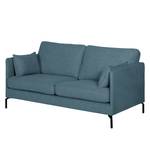 Sofa Canelas (2-Sitzer) Webstoff - Jeansblau