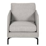 Fauteuil Canelas geweven stof - Platina