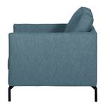 Fauteuil Canelas Tissu - Bleu jean