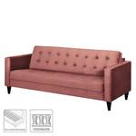 Sofa Cistern (3-Sitzer) Samt - Altrosa