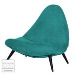 Fauteuil Imala I antieke leerlook - Turquoise