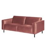 Sofa Uhand (3-Sitzer) Samt - Altrosa