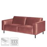 Sofa Uhand (3-Sitzer) Samt - Altrosa