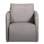 Fauteuil Thrall I Tissu structuré - Gris clair