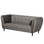 Sofa Sealy (3-Sitzer) Samt - Grau