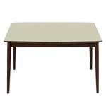 Table extensible Arvid Partiellement en noyer massif - Noyer - Sable - Largeur : 122 cm - Marron