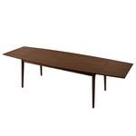 Eettafel Arvid deels massief walnoothout - walnotenhout - Walnoothouten - Breedte: 180 cm - Bruin