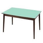 Table extensible Arvid Partiellement en noyer massif - Noyer - Menthe - Largeur : 122 cm - Marron