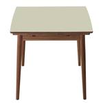 Eettafel Arvid deels massief walnoothout - walnotenhout - Aardekleurig - Breedte: 82 cm - Bruin