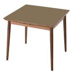 Table extensible Arvid Partiellement en noyer massif - Noyer - Marron - Largeur : 82 cm - Marron